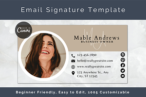 Minimalist Email Signature Template