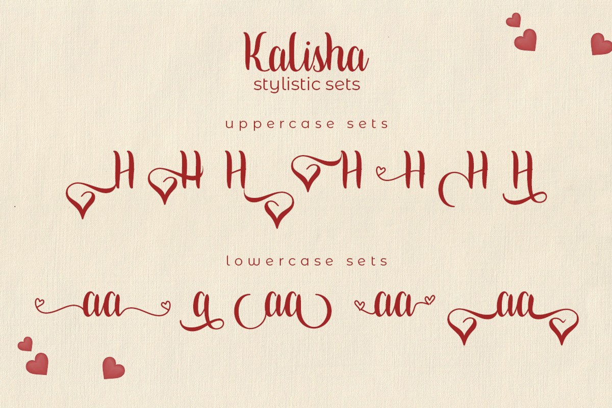 Kalisha script, a Script Font by akrtype (Photo 6 of 9)