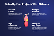 3D Safety Icons, an Object 3D Model by Flat Icons (Thumbnail 2 of 8)