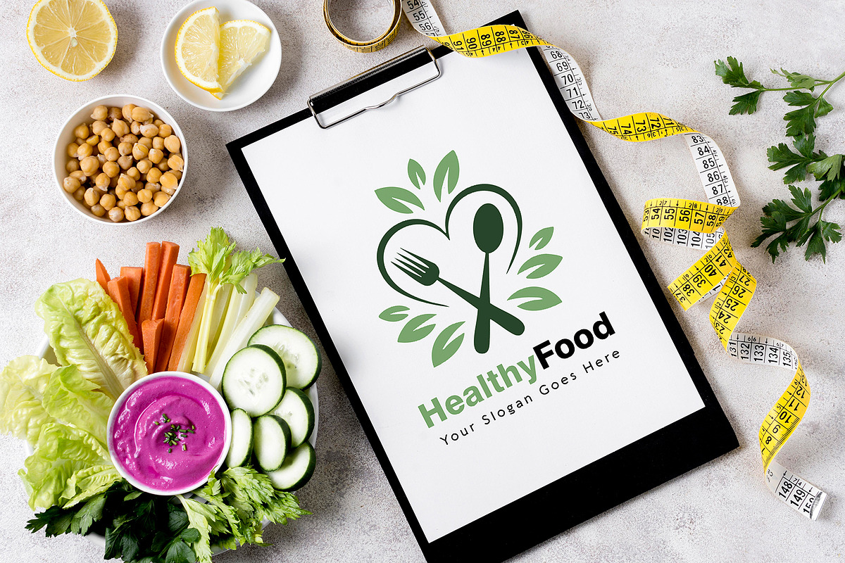 Custom Dietitian Logo Template, a Branding & Logo Template by YUDesignStore (Photo 4 of 7)