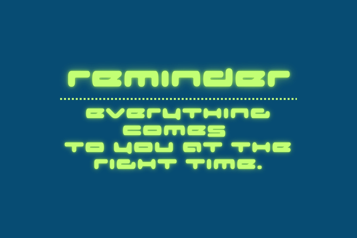 Cybernetik - Futuristic Y2K Font, a Sans Serif Font by HipFonts (Photo 7 of 9)