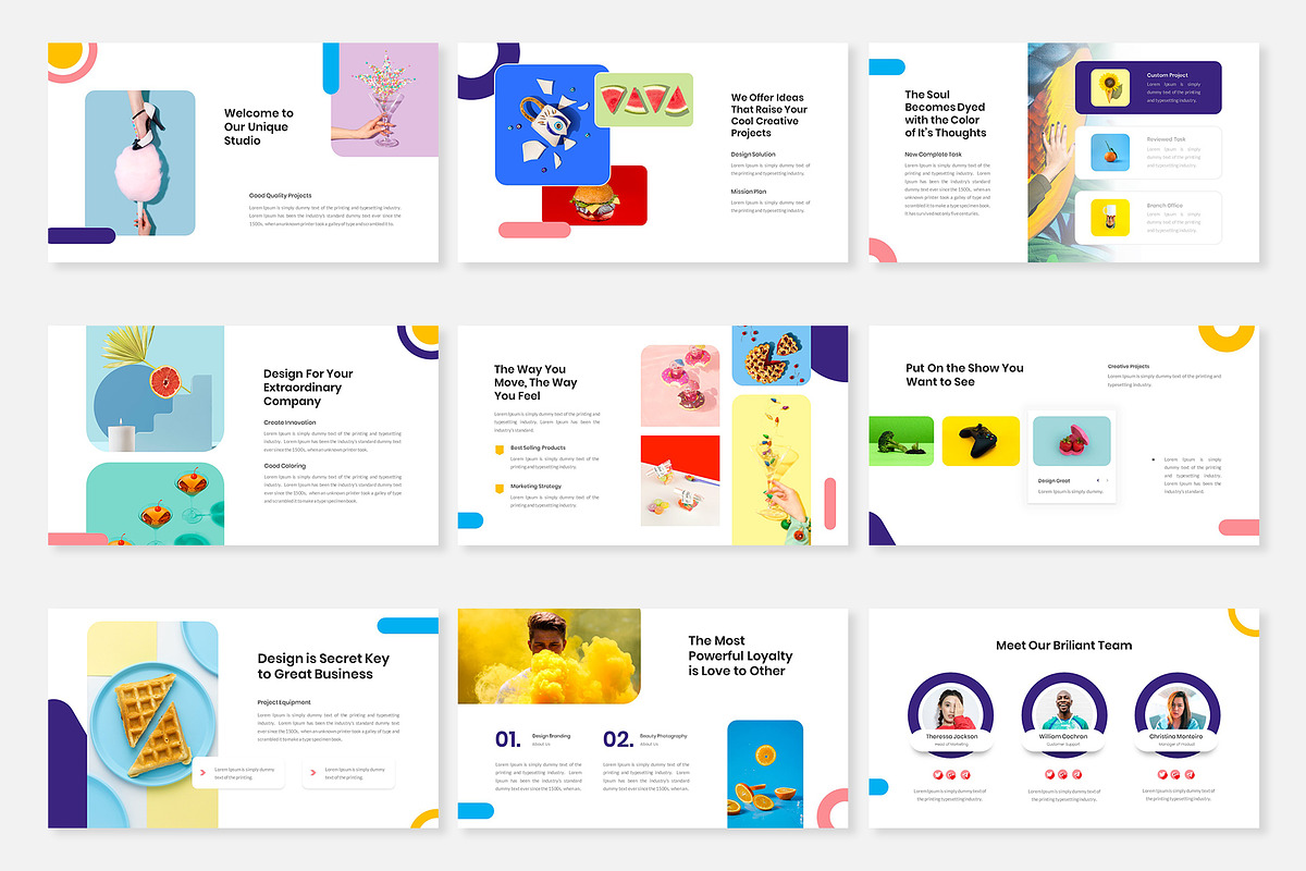 Bianca-Pastel & Colorful PowerPoint, a Presentation Template by Premast (Photo 4 of 5)