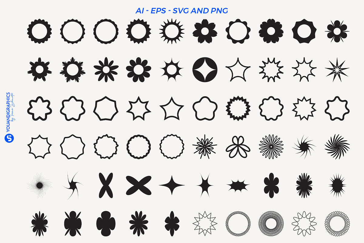 Shape Studio Vectors Pack, a Graphic by Youandigraphics (Photo 9 of 11)