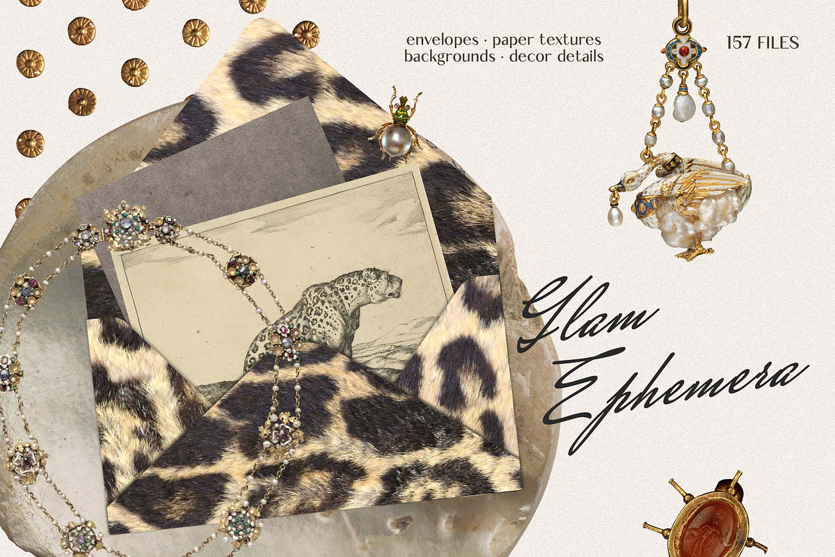 Glam Ephemera collection, an Object Graphic by DigARTbyHavroshka (Photo 1 of 16)
