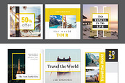 Travel Agency Social Media Pack, a Social Media Template by ZAAS (Thumbnail 6 of 6)