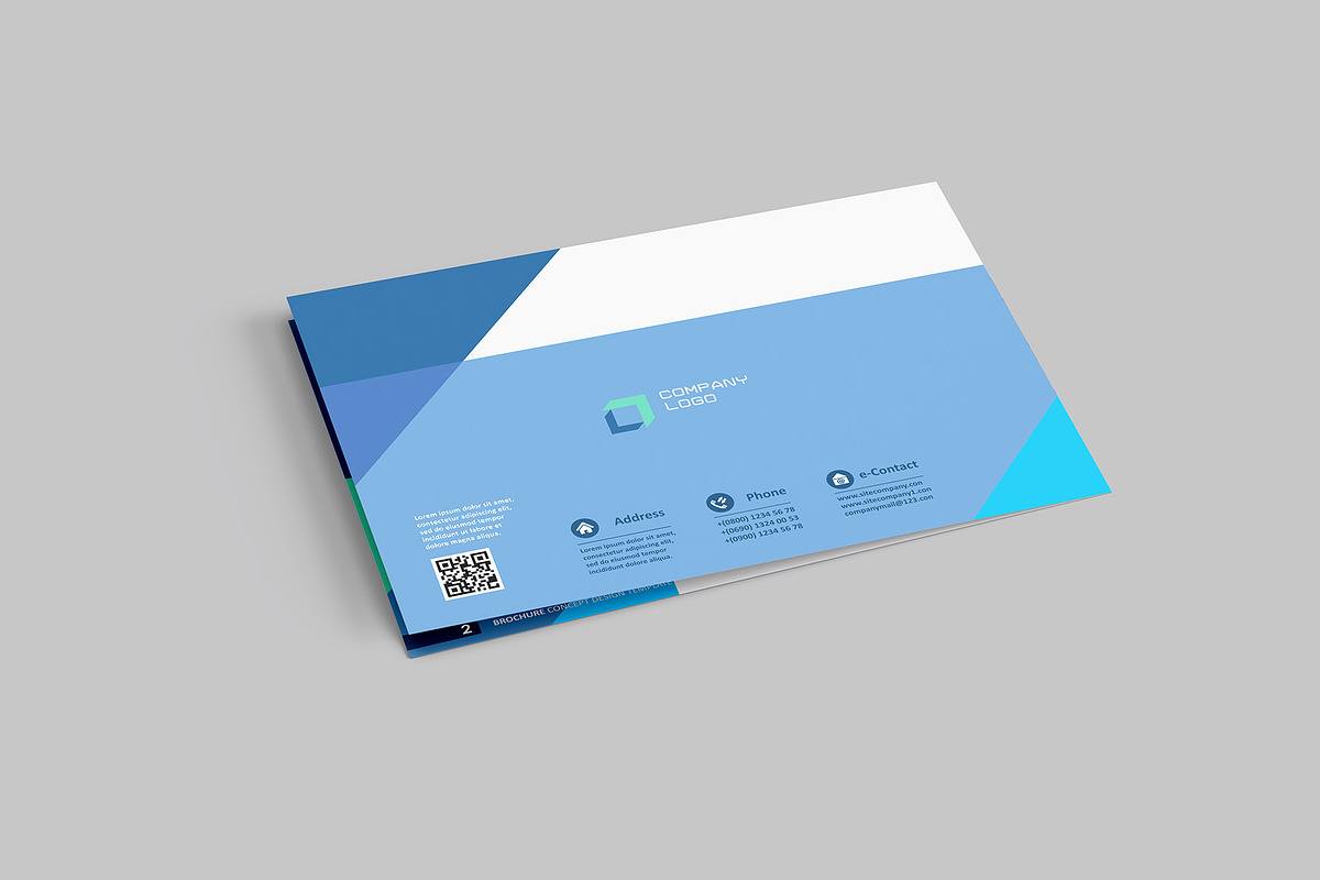 A4 Landscape Bi-Fold Brochure Mockup, a Books & Magazine Mockup by Illusiongraphic (Photo 6 of 17)