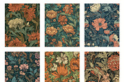 Seamless pattern with flowers, an Illustration by Pundateam (Thumbnail 4 of 5)