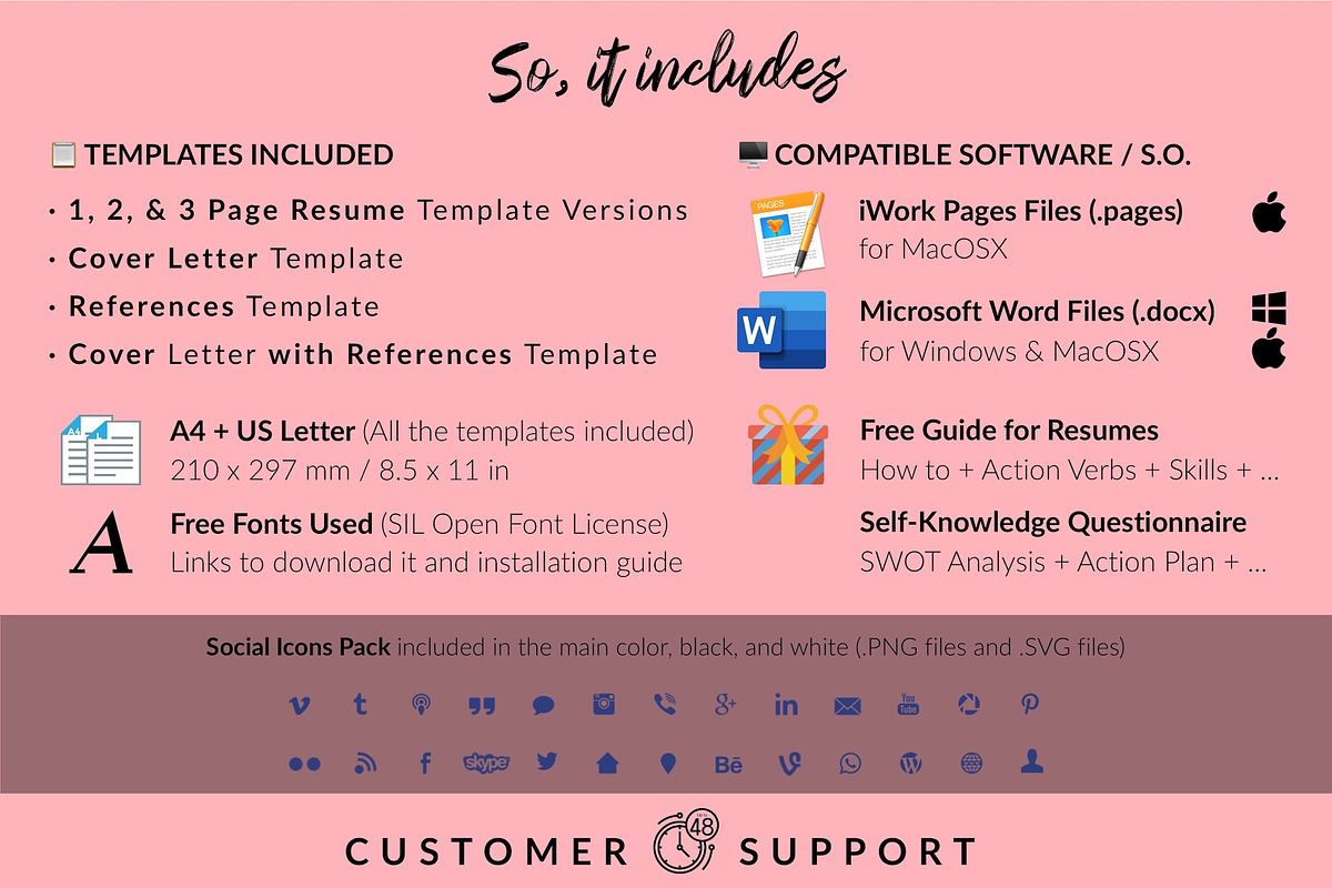 Modern CV Template / Resume - Maya, a Resume Template by Templates Design Co. (Photo 15 of 17)