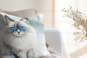 Ragdoll Cat Clipart, Ragdoll Kittens, an Animal Illustration by BrushstrokeArtGB (Thumbnail 8 of 9)