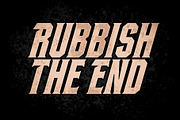 Rubbish Tirthy, a Sans Serif Font by senzana (Thumbnail 8 of 8)