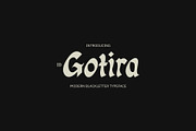 ID Gotira Typeface, a Blackletter Font by EKAUNIK DZ (Thumbnail 1 of 8)