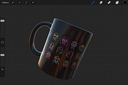 Procreate 3d Model - Mockup Mug, a 3D by Procreate3dStudio (Thumbnail 2 of 3)
