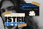 Mogin - Casual Bold Extended, a Sans Serif Font by Pandeka Studio (Thumbnail 6 of 9)