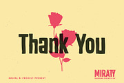 MIRATY - Handdrawn condensed font, a Sans Serif Font by Blazing Sun Creative (Thumbnail 9 of 9)