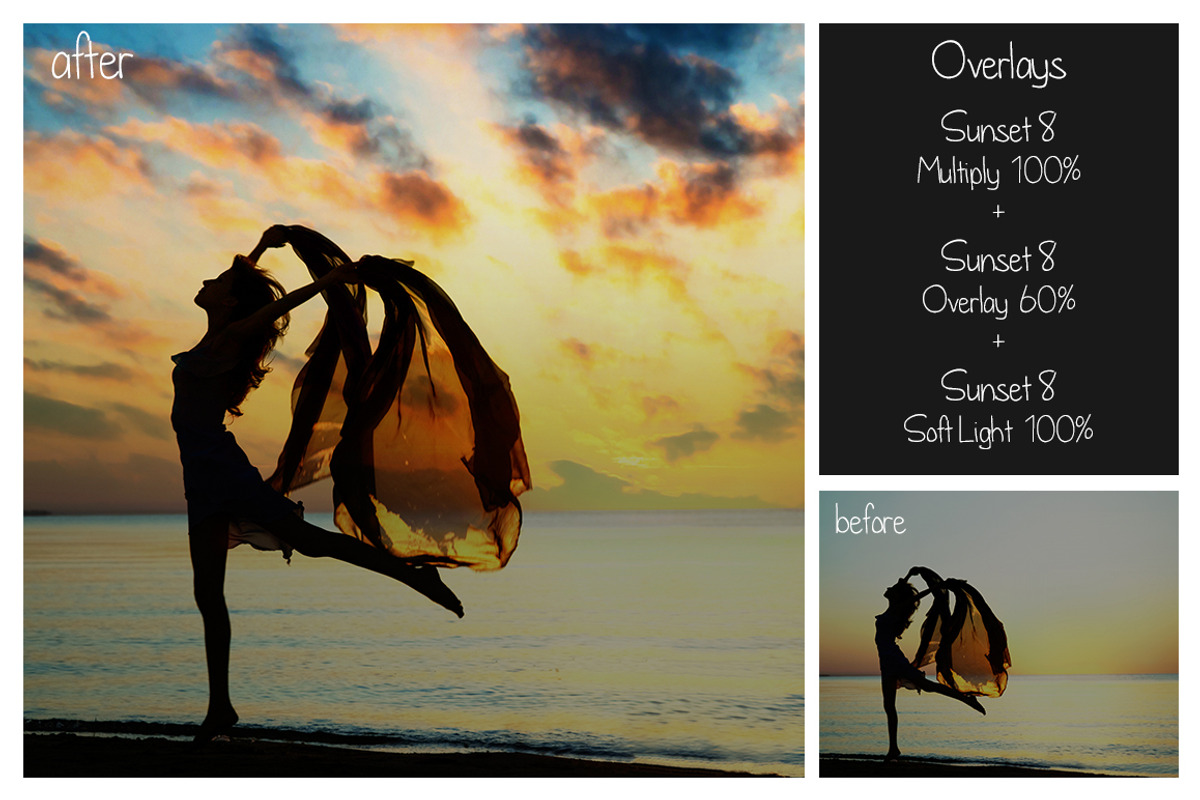 30 Dramatic Sunset Sky Overlays, a Texture Graphic by LovePhotoMoment (Photo 11 of 14)