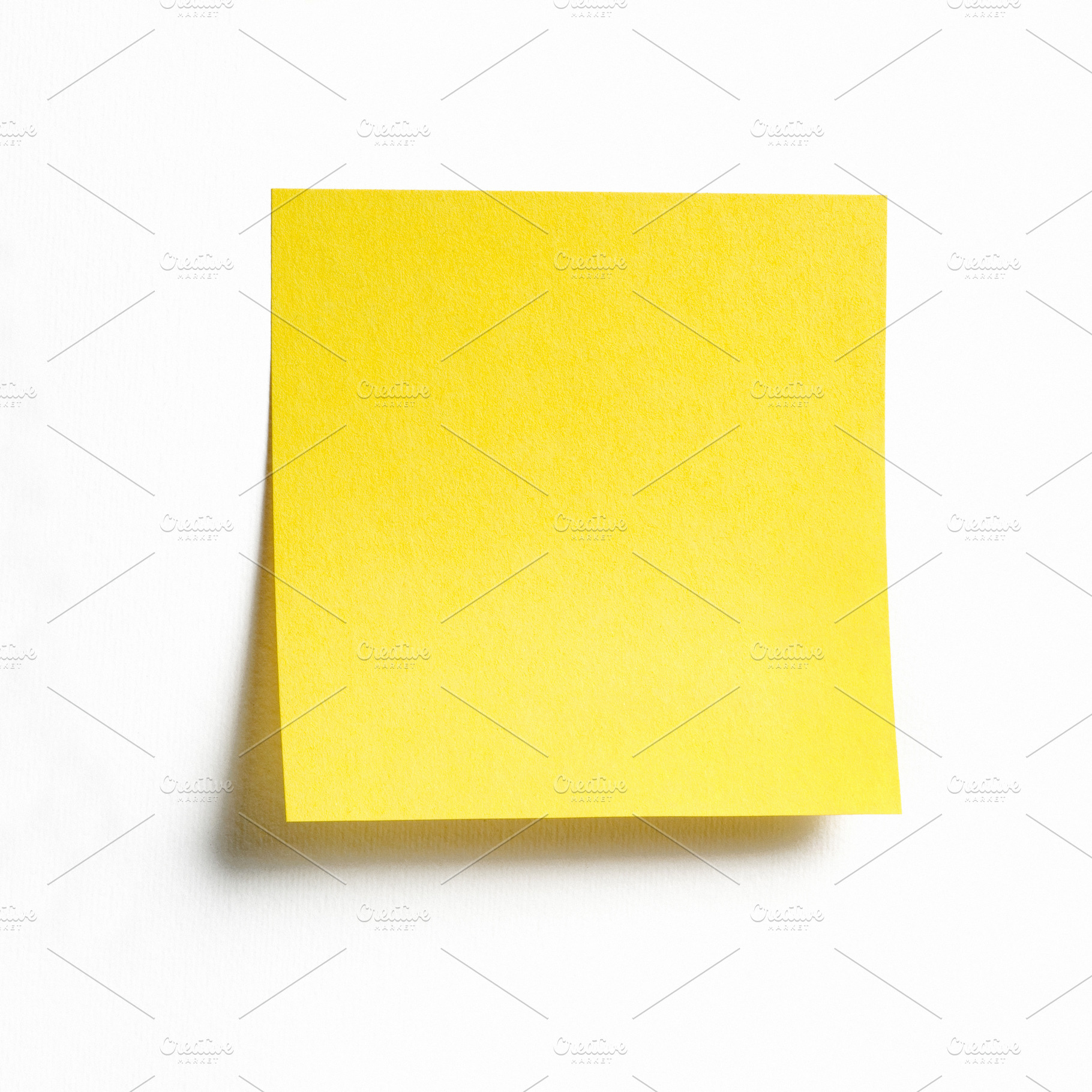 Yellow sticky note with copy space, a Business Photo by BOOCYS