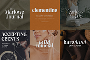 Pure Motif - An Elevated Serif Font, a Serif Font by VP Fonts (Thumbnail 6 of 27)