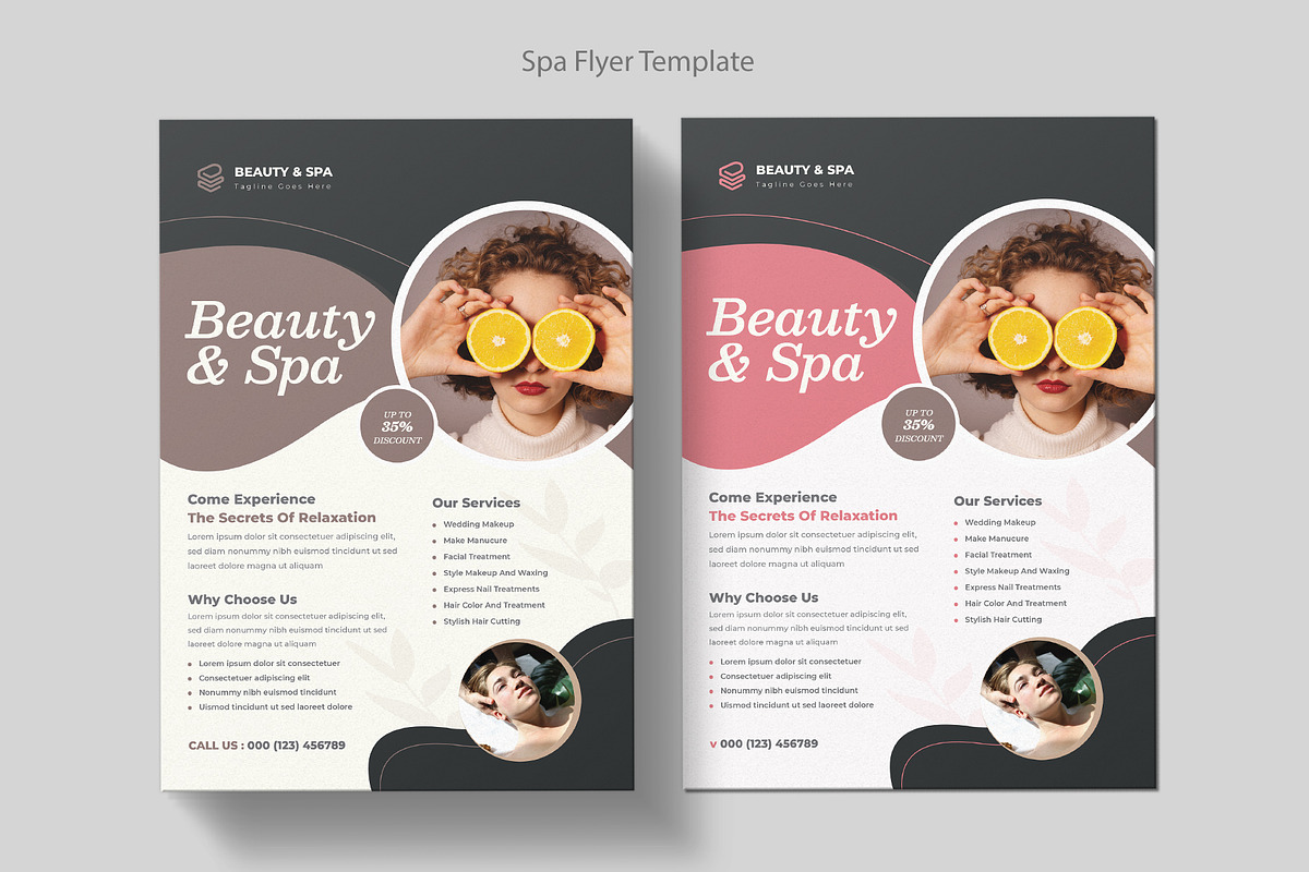 Spa & Beauty Care Flyer Template, a Flyer Template by Pixelpick (Photo 11 of 11)