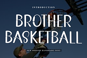 Brother Basketball, a Script Font by InermediaSTUDIO (Thumbnail 1 of 8)