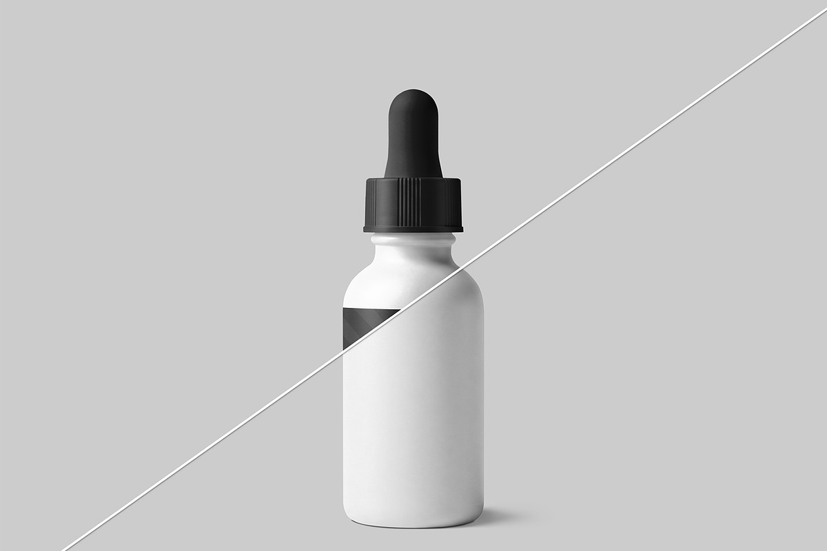 Skincare Serum Dropper Bottle Mockup, a Packaging Mockup by graphypix (Photo 4 of 4)