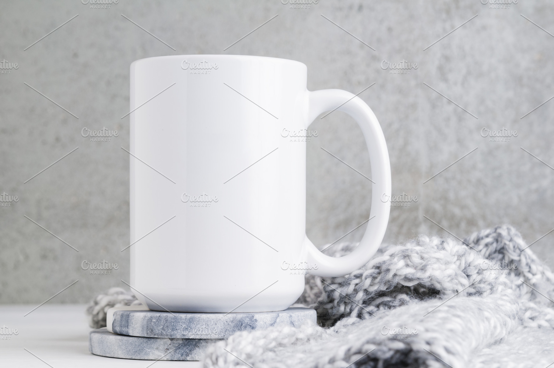 White Mug Mockup, a Photo by Siân C Photography
