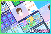 GUI - Life Game, an UI Kit Template by LAYERLAB (Thumbnail 1 of 55)