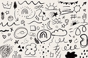 154 Hand Drawn Scribbles & Doodles, an Illustration by Scribble Society (Thumbnail 2 of 4)