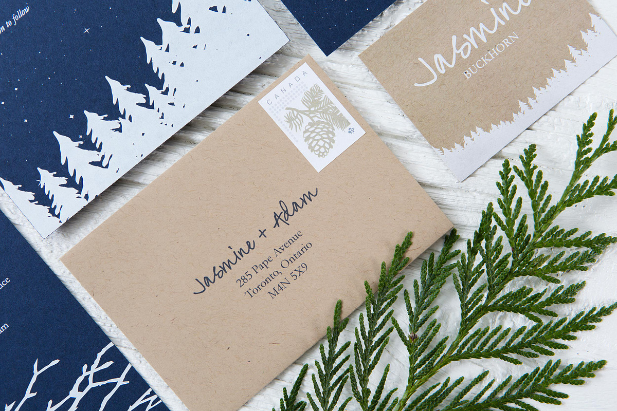 Winter Wonderland Wedding Suite, an Invitation Template by Laura K Invitations (Photo 3 of 5)