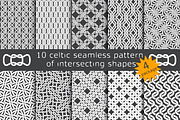 10 celtic patterns. Package 4, a Pattern Graphic by Guten Tag Vector (Thumbnail 1 of 3)