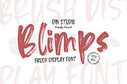 Blimps, a Script Font by din-studio.com (Thumbnail 1 of 10)