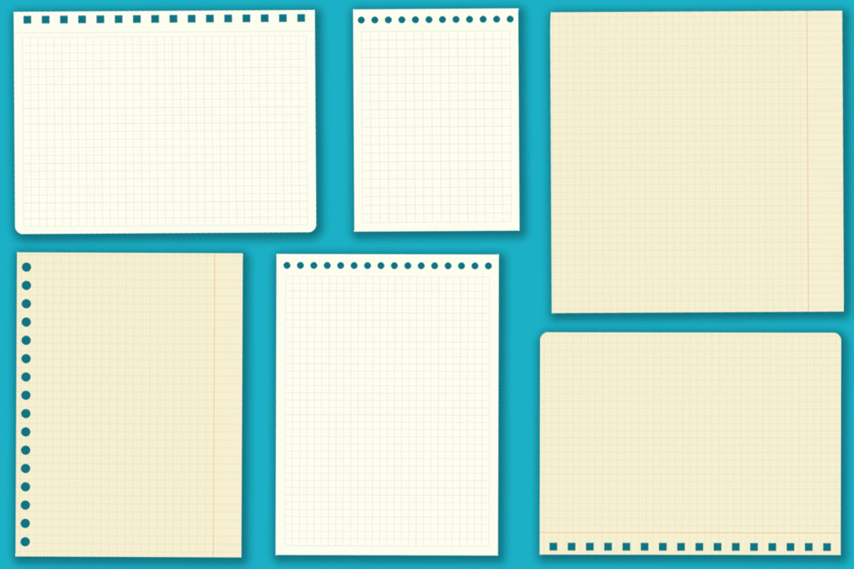 Notebook paper set, a Texture Graphic by Anastasia Koba (Photo 7 of 8)