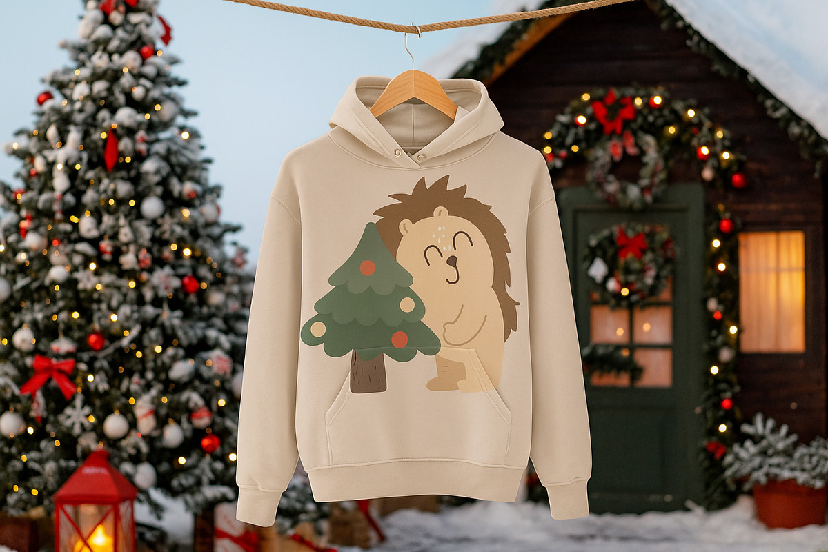 Christmas Animals Clipart Set, a Seasonal Illustration by Palau (Photo 3 of 10)