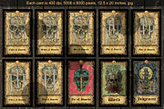 Eternal Bones Tarot colorful, an Illustration by Samiramay (Thumbnail 4 of 9)