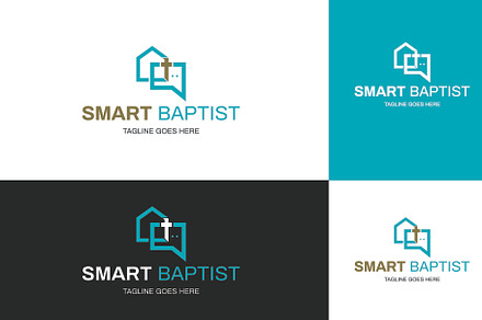 Smart Baptist Logo Template