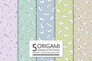Paper color seamless origami pattern, a Pattern Graphic by ExpressShop (Thumbnail 1 of 5)