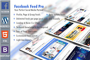 Facebook Feed Pro WordPress Plugin, a Plug-in Add-On by Weblizar Themes & Plugin (Thumbnail 1 of 8)