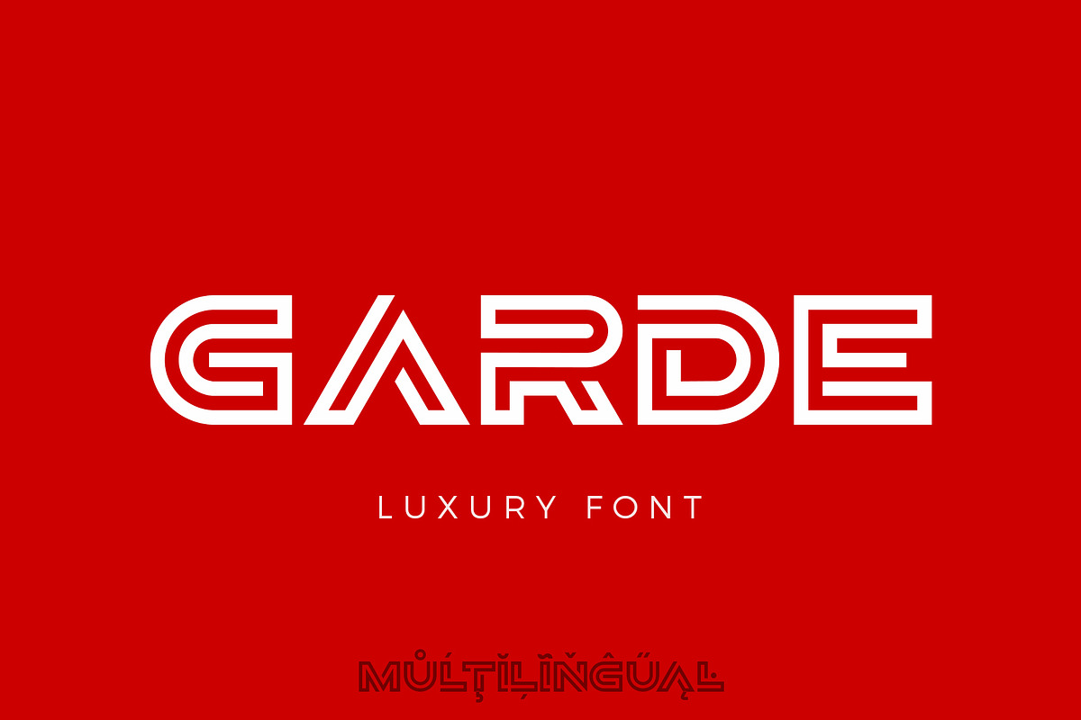 Garde 2, a Font by Sentavio (Photo 1 of 5)