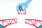 Bridge Connection, a Person Illustration by Hurcastock! (Thumbnail 8 of 9)