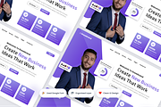 Snowbrand - Business Hero Header, an UI Kit Template by Annora Studio (Thumbnail 3 of 4)