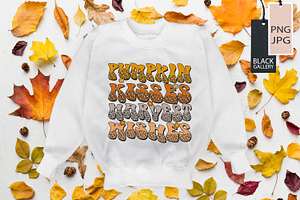 Pumpkin Kisses PNG Sublimation