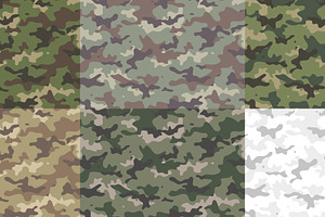 12 Vector Camo Patterns