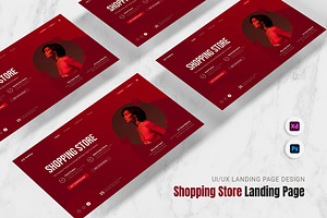 Shopping Store Landing Page