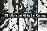Black and White Ink Textures, an Illustration by RobertsArt (Thumbnail 1 of 4)