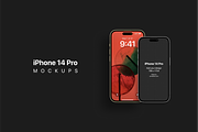 iPhone 14 Pro Mockups, an iPhone Mockup by Ui Markets (Thumbnail 3 of 13)