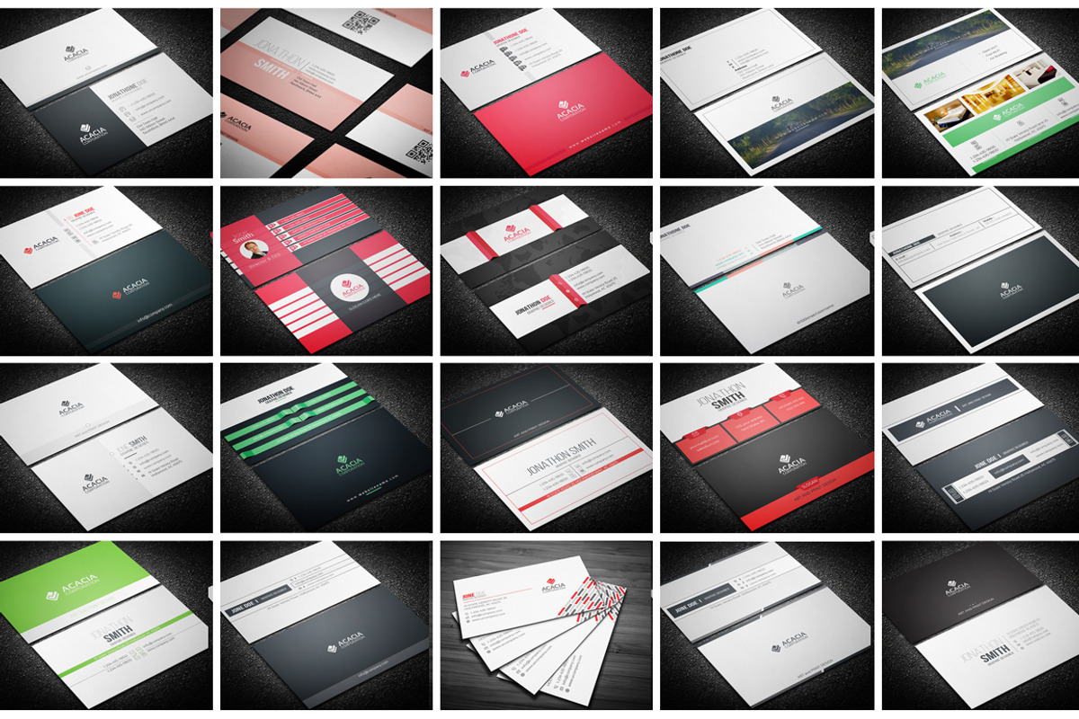 100 BUSINESS CARD (BUNDLE) ONLY $39, a Business Card Template by DesignGhar (Photo 4 of 6)