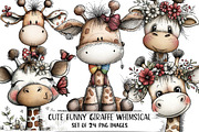 Cute Funny Giraffe - Whimsical Clipa, an Illustration by DreamPrint404 (Thumbnail 1 of 5)