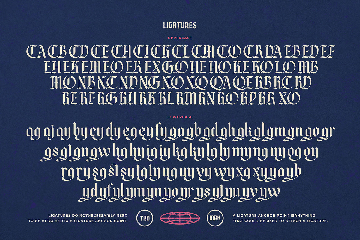 Black Deamond Typeface, a Blackletter Font by alit design (Photo 15 of 17)