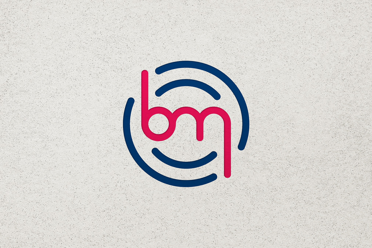 Modern BM Circle Monogram Logo, a Branding & Logo Template by Luxury Logos (Photo 4 of 4)