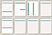 Printable Life Planner Template, a Stationery Template by Design House (Thumbnail 3 of 9)