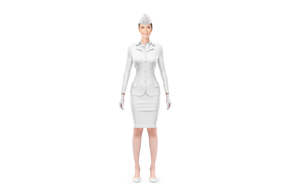 Stewardess Uniform Mockup, a Product Mockup by PSD Market (Photo 2 of 4)